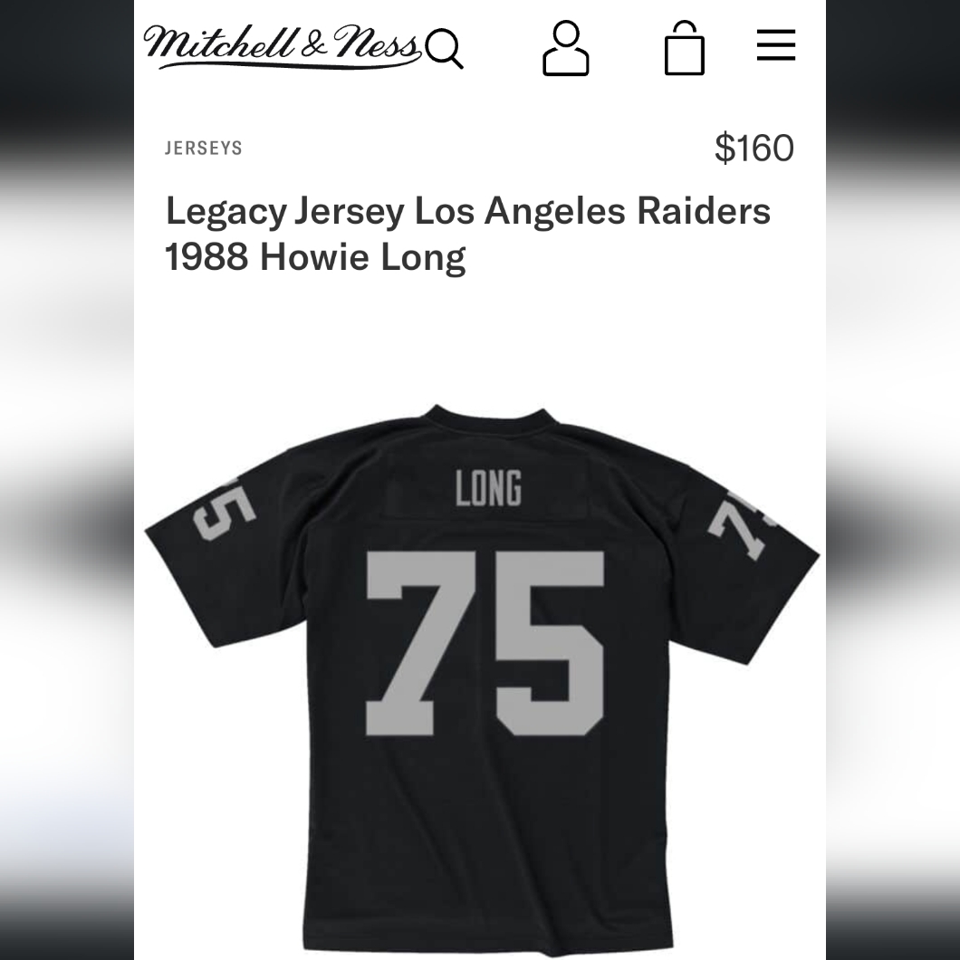 Raiders Throwback Jersey